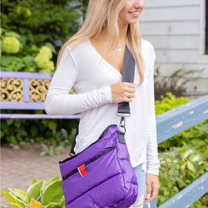 Purple Puffer Waterproof Bag